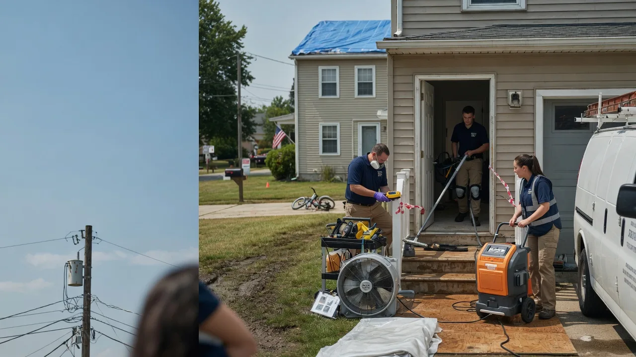 Water Damage Repair in Wood, PA near me